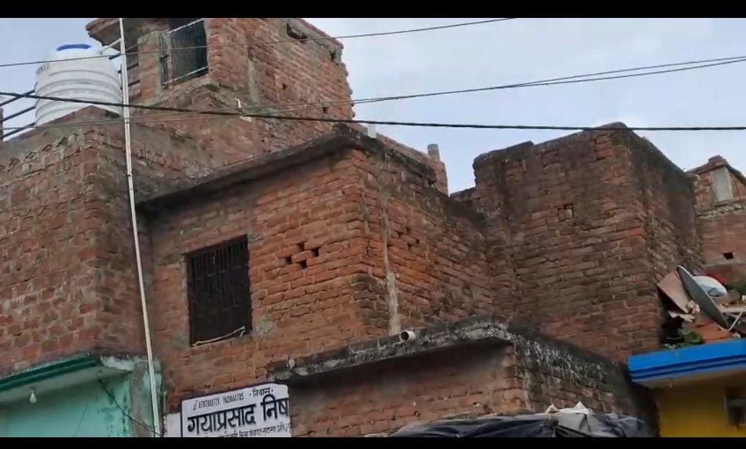 An 11,000-volt line has come near houses in Jaspura, posing a risk of a major accident