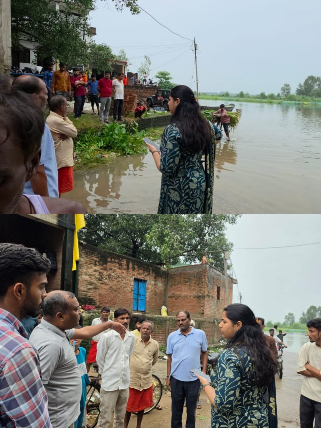 गंगा-कल्याणी का बढ़ा जलस्तर, बाढ़ की आहट पर प्रशासन अलर्ट गंगा-कल्याणी का बढ़ा जलस्तर, बाढ़ की आहट पर प्रशासन अलर्ट